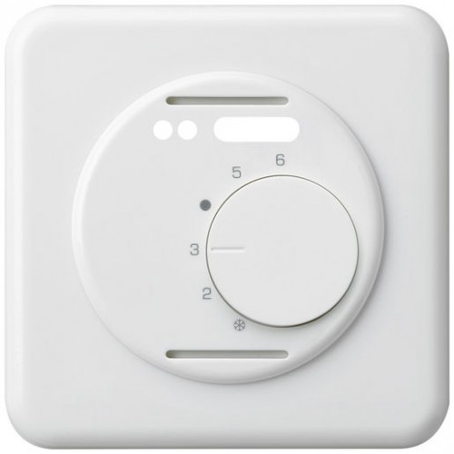 Up Frontset Basico X Mm Weiss F R Thermostat Mit Schalter F Hler